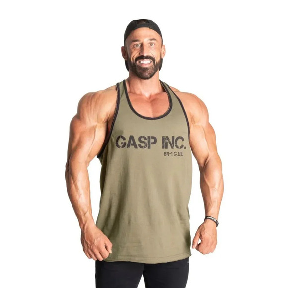 GASP Other - Gasp Division jersey tank Washed Green